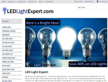 Tablet Screenshot of ledlightexpert.com